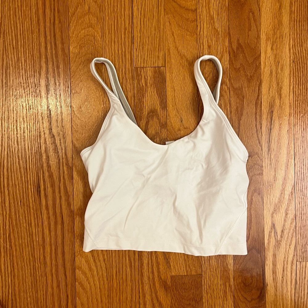 Lululemon white align tank size 4